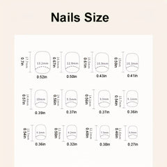 24pcs/set short square fake nails super flash glitter UV nail tips black blue green pink gold faux ongles press on false nail