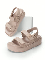 Women's Platform Wedge Sandals Slingback With Adjustable Straps Arch Summer Shoes
