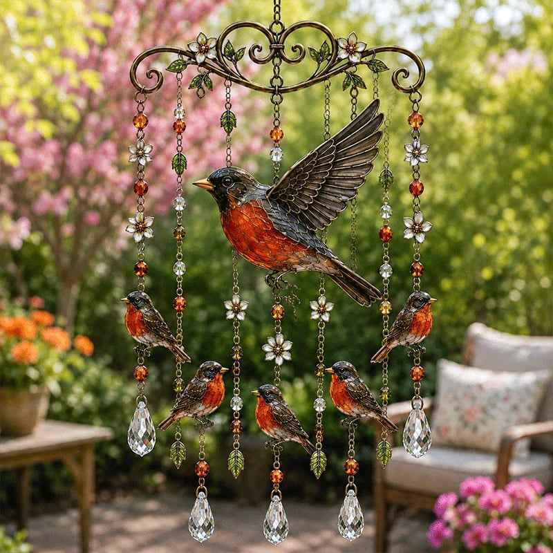 ⚡Last Day 50% OFF 🐦 Graceful Hummingbird Wind Chime 🎐 Add Beauty to Every Breeze