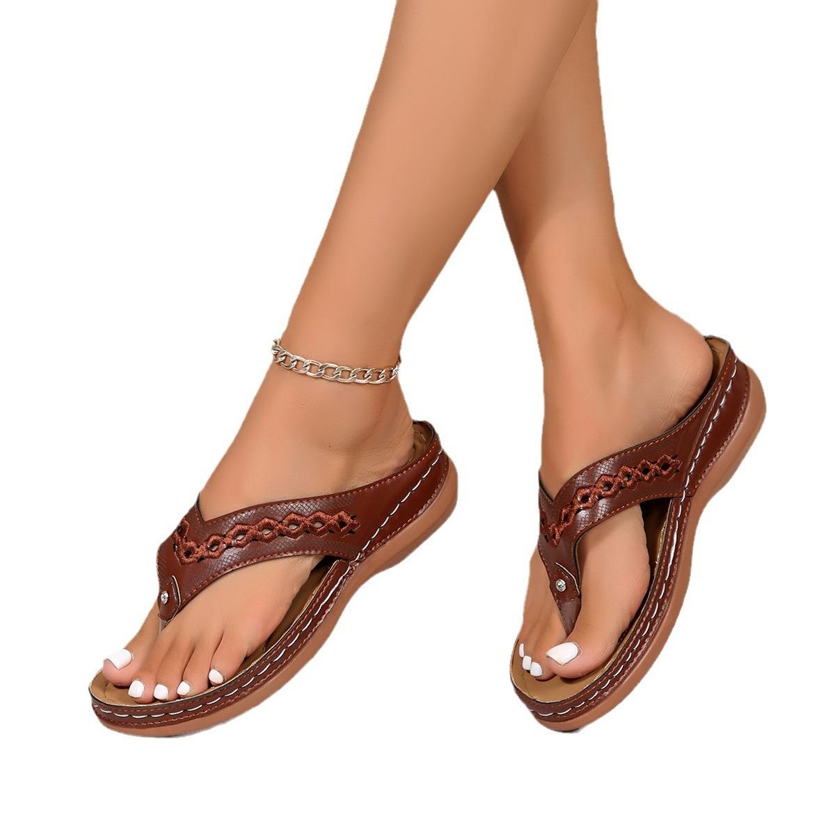 Women Summe Trendy Lightweight Comfortable Simple Sandals