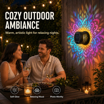🎉Limited Time 50% Off✨Solar Mandala Wall Light