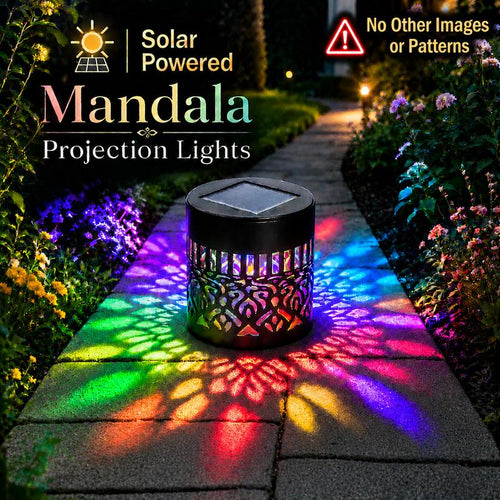 🎉Limited Time 50% Off✨Solar Mandala Wall Light