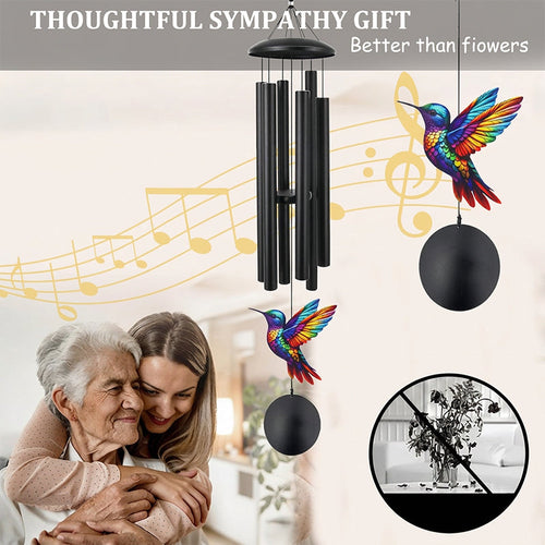 🎵 LIMITED-TIME 50% OFF! 💥 Vintage Metal Memorial Wind Chimes – Soothing Melody, Rust-Resistant Aluminum, Retro Design ✨